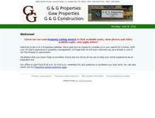 Tablet Screenshot of gandgprop.com